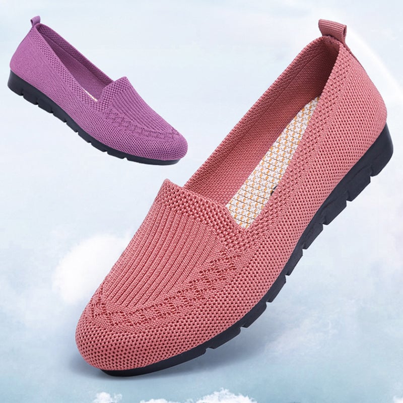 Women’s Mesh Breathable Slip on Flat Shoes