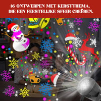 Kerstprojectiepatroonlamp