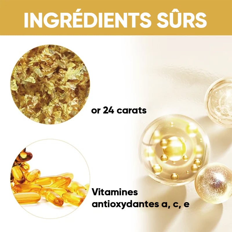 Sérum booster de collagène doré