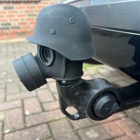 Steel cover cap for trailer hitch
