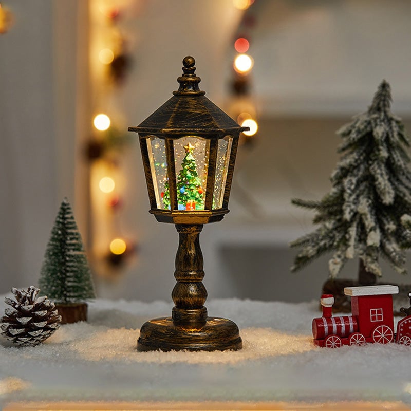 Weihnachts-Hexagon-Wasserlaterne