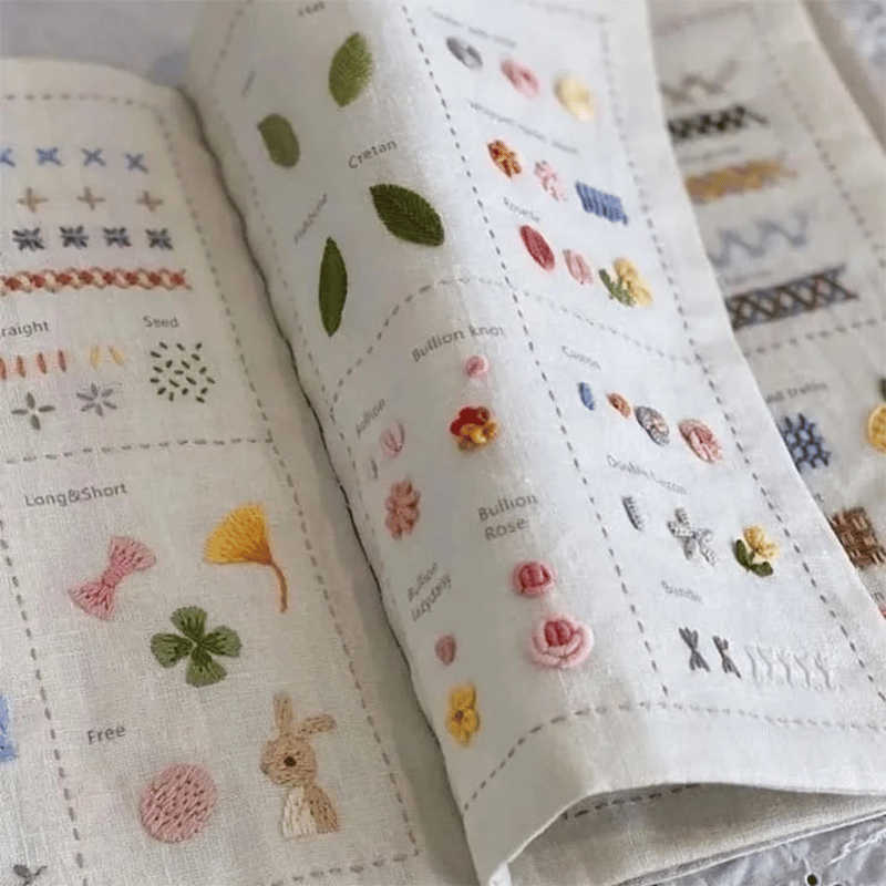 Sakerplus All-Scenario Embroidery Stitch Book Kit