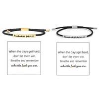 Geflochtenes, verstellbares Inspire-Armband