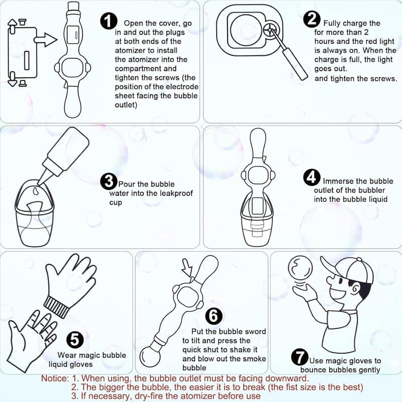 Fog Bubble Machine for Kids