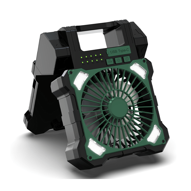 Sakerplus Solar Powered Portable Camping Fan