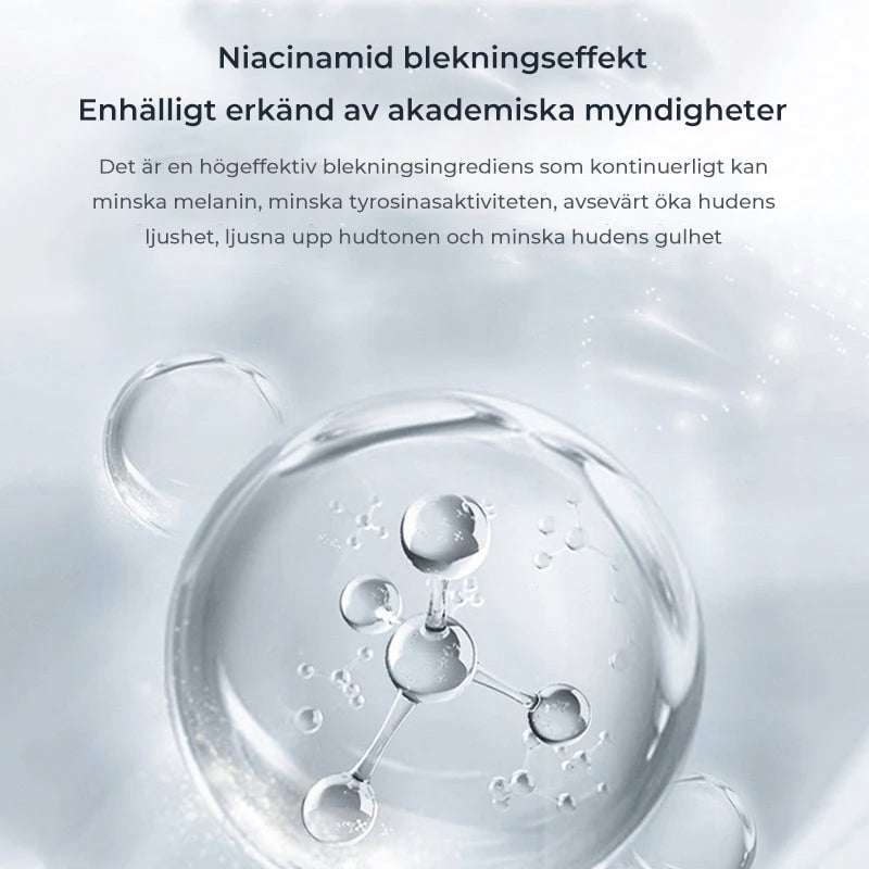 Niacinamid blekande ansiktsrengöring