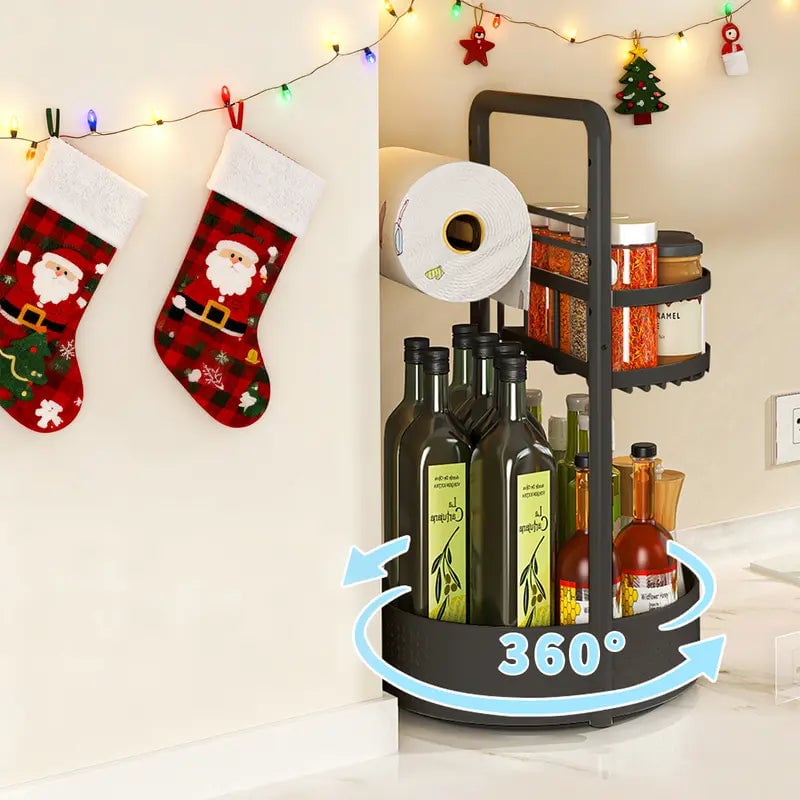 Sakerplus® Rotating Spice Rack Organizer Countertop