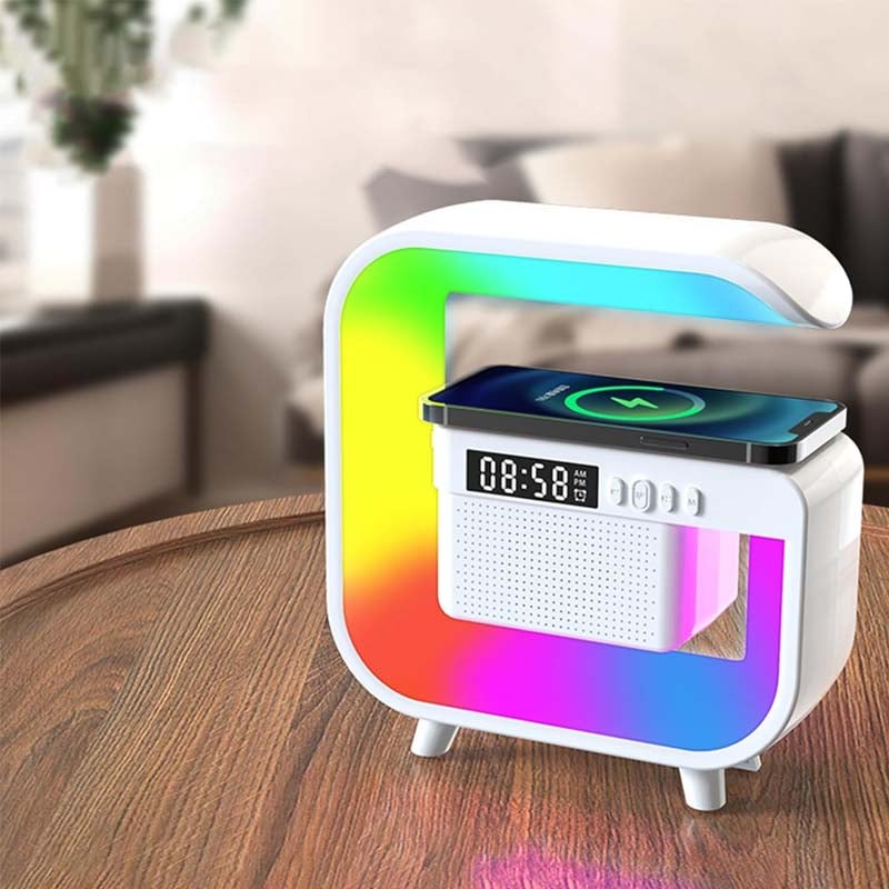 Multifunctional Bluetooth Speaker & Wireless Charger Lamp