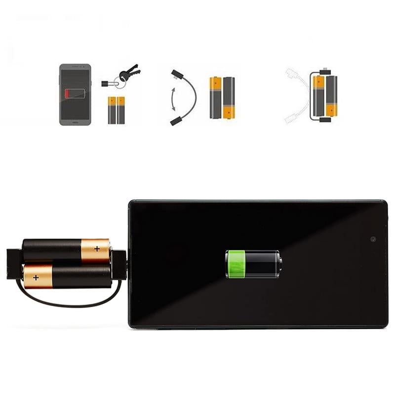 Mini Batteriebetriebenes Handy Notladegerät
