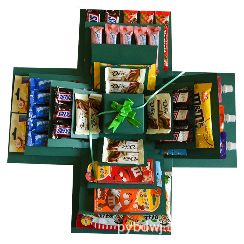 Überraschungsexplosion Geschenkverpackung Leere Box