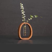 ✨Solid Wood Glass Vase