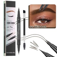 Stylo à sourcils 2 en 1 à double extrémité