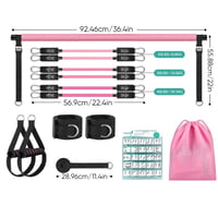Tragbares Pilates-Widerstandsstangen-Set