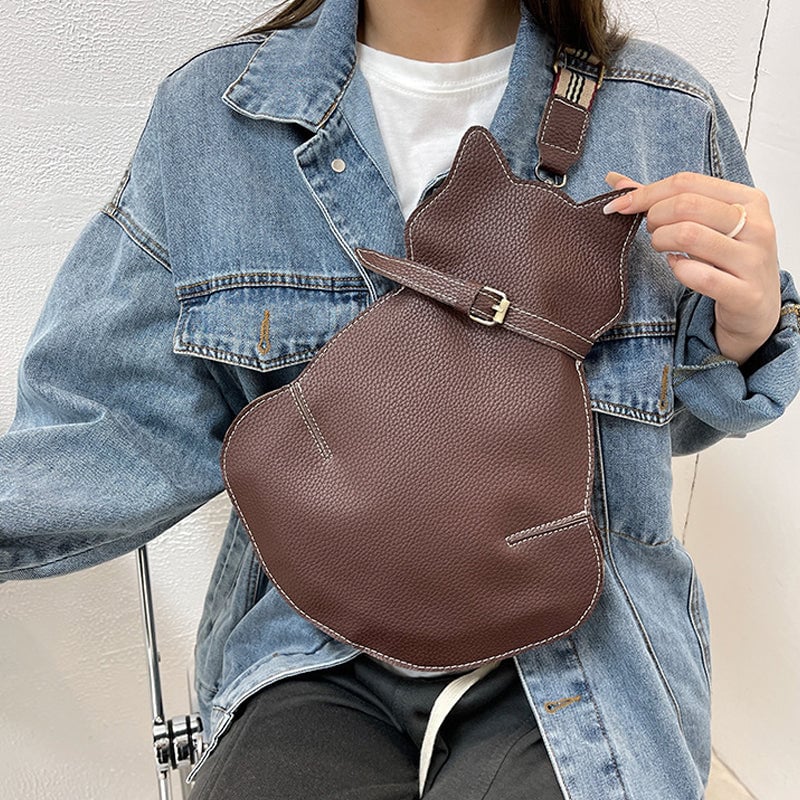 Cat Shape Crossbody Bag