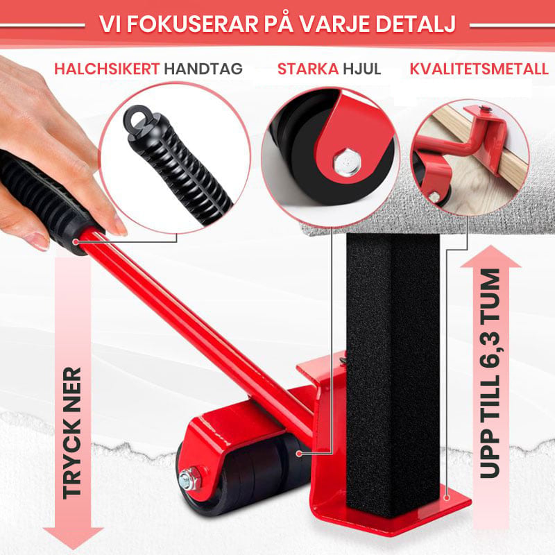 Lyftverktygssats för möbler
