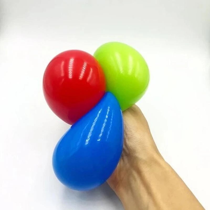Fluorescerande Klibbiga Målbollar