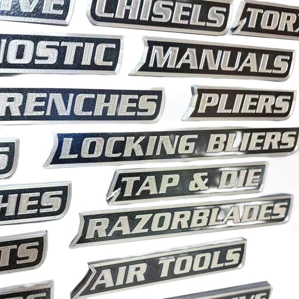 Magnetic Toolbox Labels