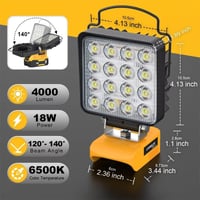Work lights for technical outdoor lighting