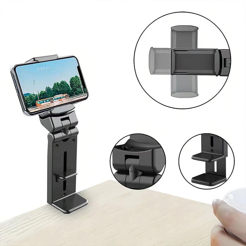 360 Degree Rotating Multifunctional Folding Retractable Phone Holder