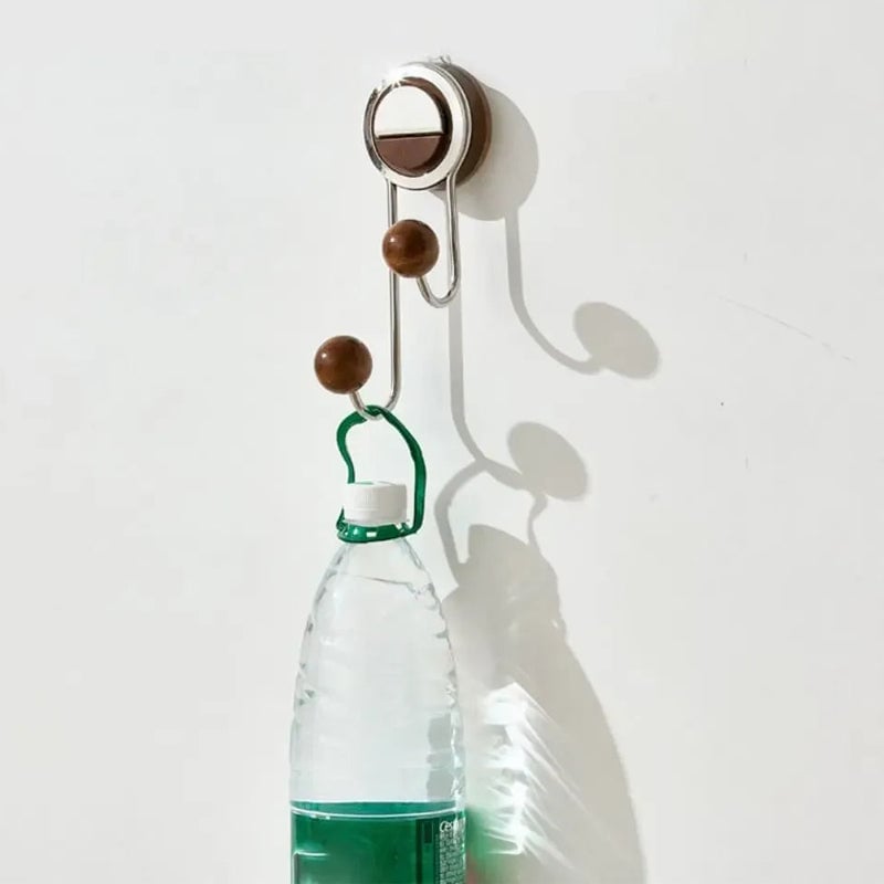 No-Drill Double Hook Suction Cup Hook