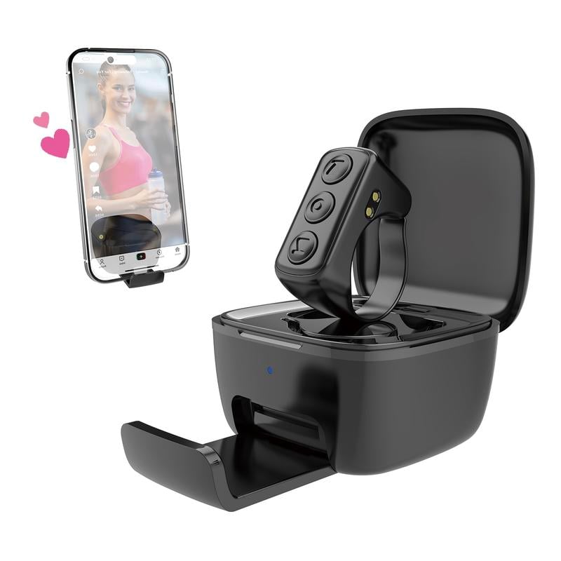 Saker Scrolling Ring Bluetooth Remote Control with Phone holder