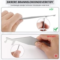 Låsplukking brannverktøy