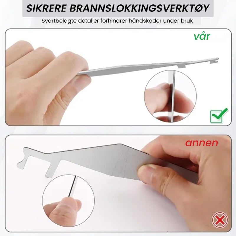 Låsplukking brannverktøy