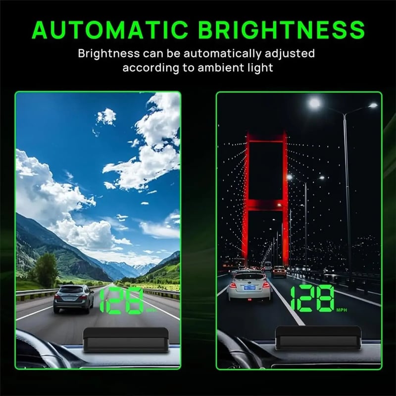 Sakerplus® Digital GPS Head Up Display Speedometer