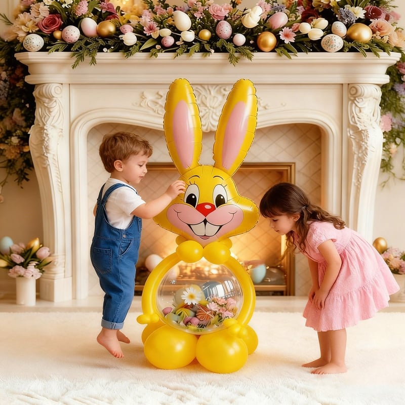 Easter Bunny Balloon Set