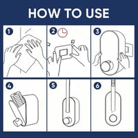 Hygienic Disposable Toilet Brush