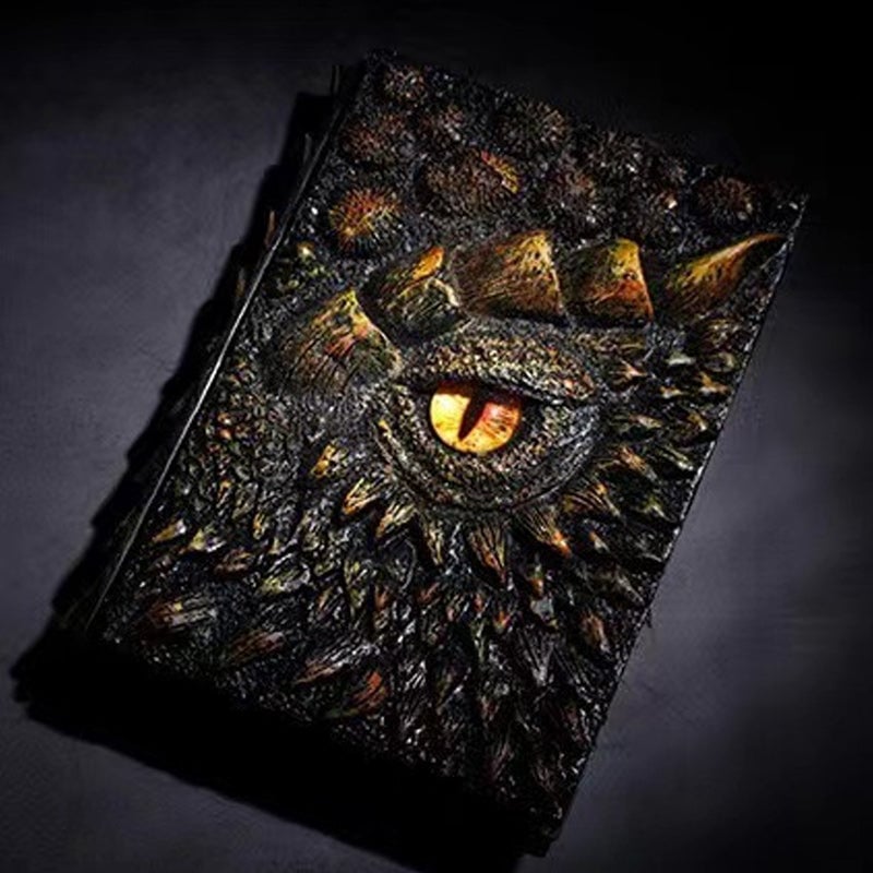 🐉Dragon Eye 3D Embossed Journal - Handmade Resin Engraved Notebook🐉
