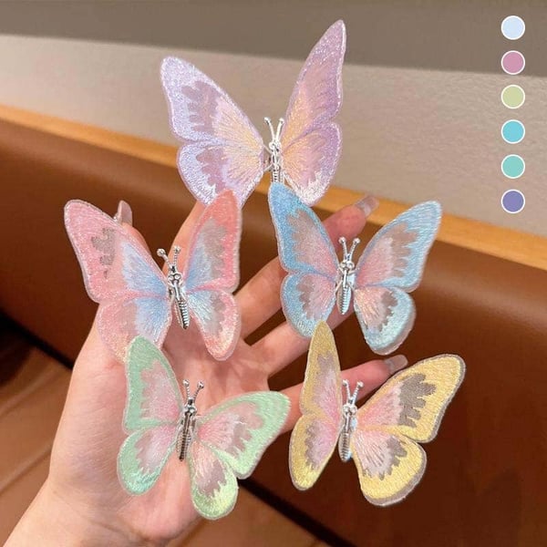 Embroidery Fragrance Butterfly Car Decoration