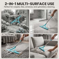 Adjustable Mop Scraper & Hair Magnet Tool