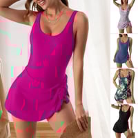 Naisten Tummy Control Slim Fit yksiosainen uimapuku