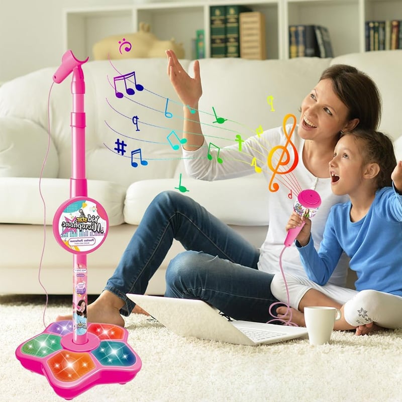 🎤 Kids Microphone and Stand 