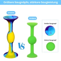 HugOutdoor Dartpfeile mit Saugnapf, farbig, 10 Stück