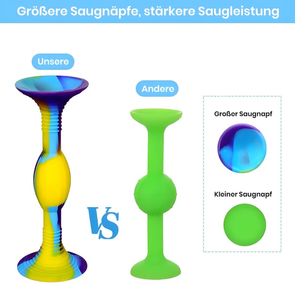 HugOutdoor Dartpfeile mit Saugnapf, farbig, 10 Stück