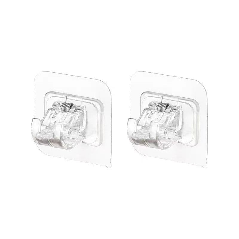 🍀Transparent Hanging Rod Clip