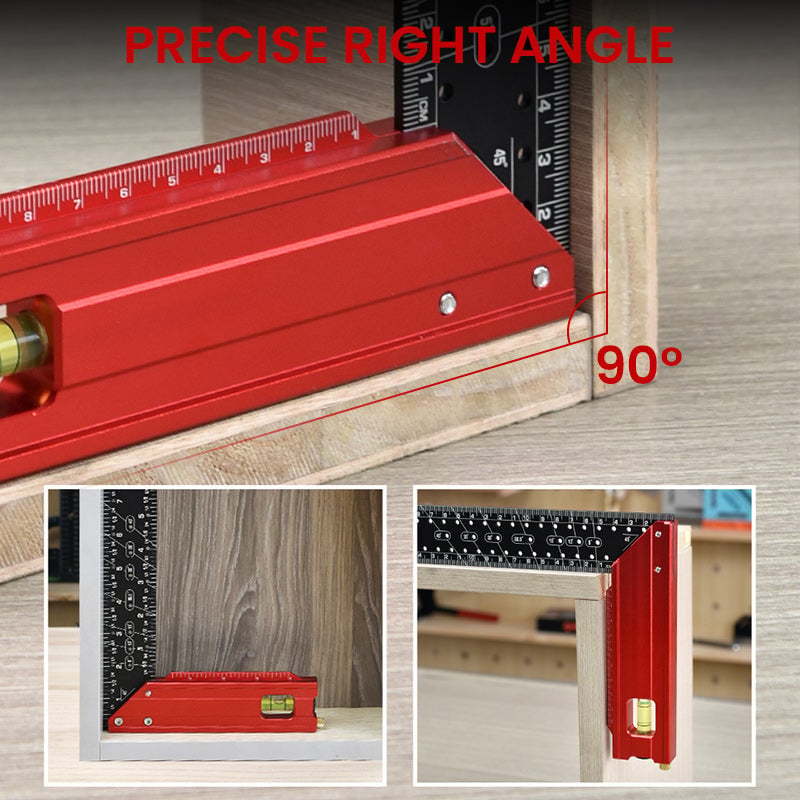 Saker 12 Inch Framing Carpenter Square Ruler