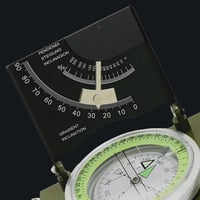 Multifunktionaler Militärkompass für Peilung und Navigation