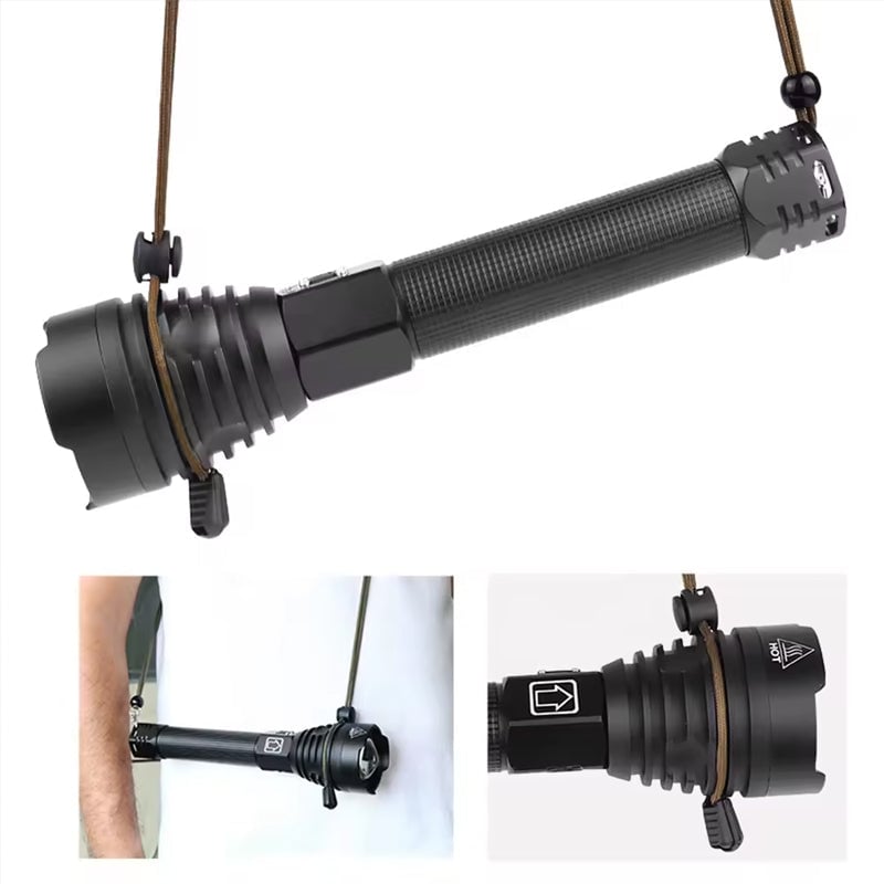 LED Rechargeable Tactical Laser Flashlight