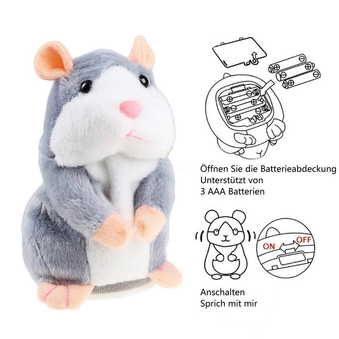 🐹Lustiges Sprechendes Hamster Plüsch Spielzeug