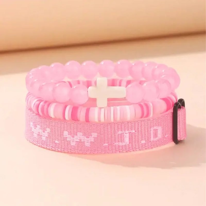 Clay Cross Card Bracelet Set