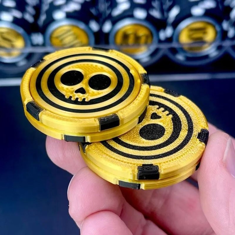 Chips Stack Magnetic Fidget Slider