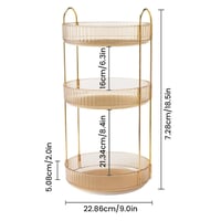 360° Rotating Makeup Organizer