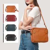 Three-Layer Crossbody Shoulder & Clutch Bag
