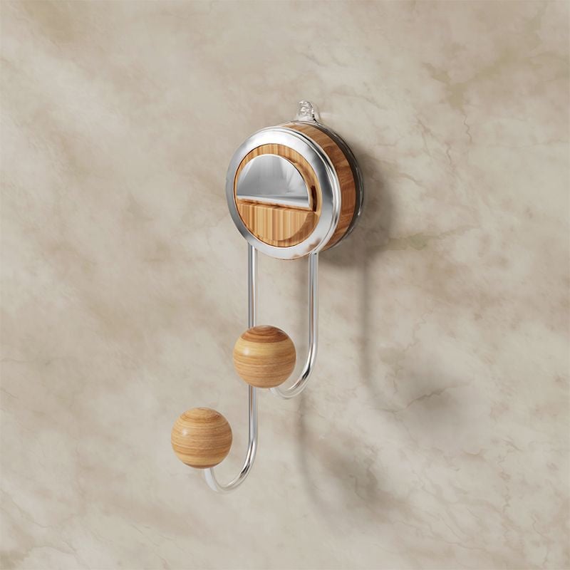 No-Drill Double Hook Suction Cup Hook