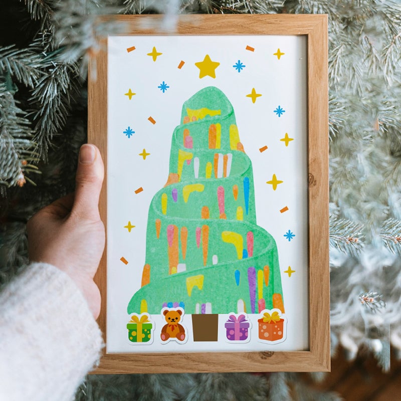 Creative Rainbow Scratch Art postkortsett for barn