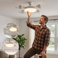 Deckenventilator-Lampe mit Fernbedienung