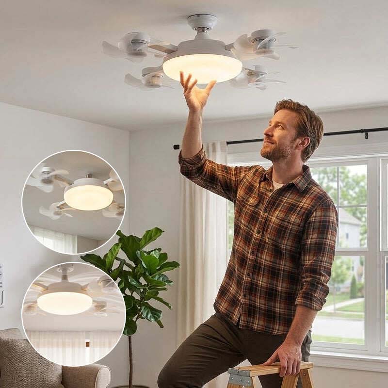 Deckenventilator-Lampe mit Fernbedienung